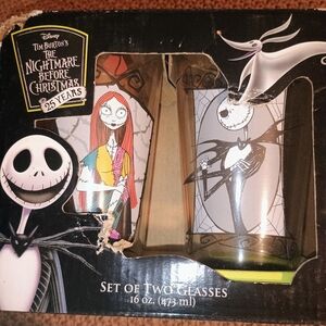 Disney The Nightmare Before Christmas Character Glass Set